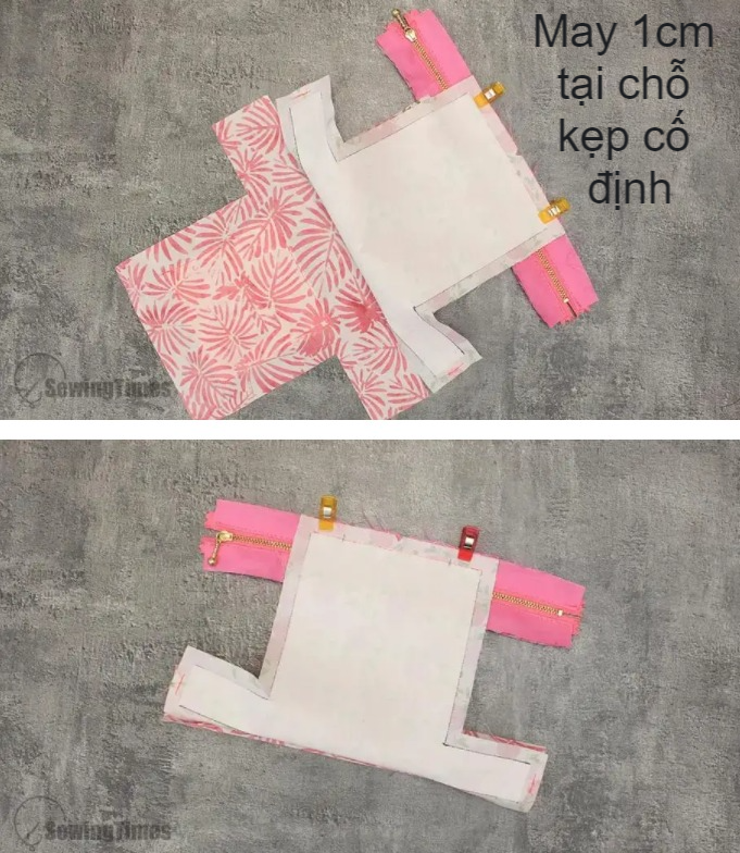 Hướng dẫn DIY túi đựng son